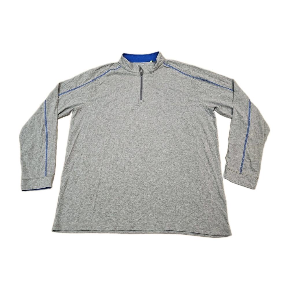 Tasc Performance Men's Carrolton 1/4 Zip Pullover Long Sleeve XXL Serene Heather